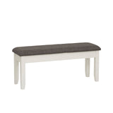 Powell Furniture Jane Storage, Antique White Dining Bench,