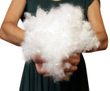 Big Plush 10 Pounds Premium Polyester Fiber White Fiberfill Stuffing, MODERATELY Dense and Heavy Blend