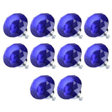 Mallofusa 10 PCS Royal Blue Crystal Glass Cabinet Knob Cupboard Drawer Pull Handle