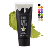 BOBISUKA Ogre Green Face Body Paint, Creamblend Face Painting Kit, Green Eye Black for Sports, Facepaint for Halloween Makeup Zo