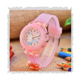 Shocknshop Silicone 3D Fish Children Kids Multi Color Analog Led Lights Watch For Girls Kids Gift Birthday Baby Girl Watches Sui