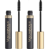 Lor?Al Paris Makeup Voluminous Original Waterproof Mascara Black Brown 0.28 Fl Oz (Pack Of 2) -Like New