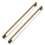 Goo-Ki 6 Pack 11-1/3 Inch (288mm) or 12-3/5 in (320mm) Hole Center Cabinet Pulls Antique Brass Zinc Alloy Kitchen Drawer Pulls D