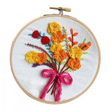 Styleheaven Embroidery Starter Kit With Flower Pattern Diy Cross Stitch Crafts Flower 1| Needlecrafts & Yarn | Embroidery & Cros