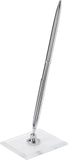 Simplicity 81187SU Silver Guest Sign In Pen with Pen Stand Set, 2pcs, Black Ink