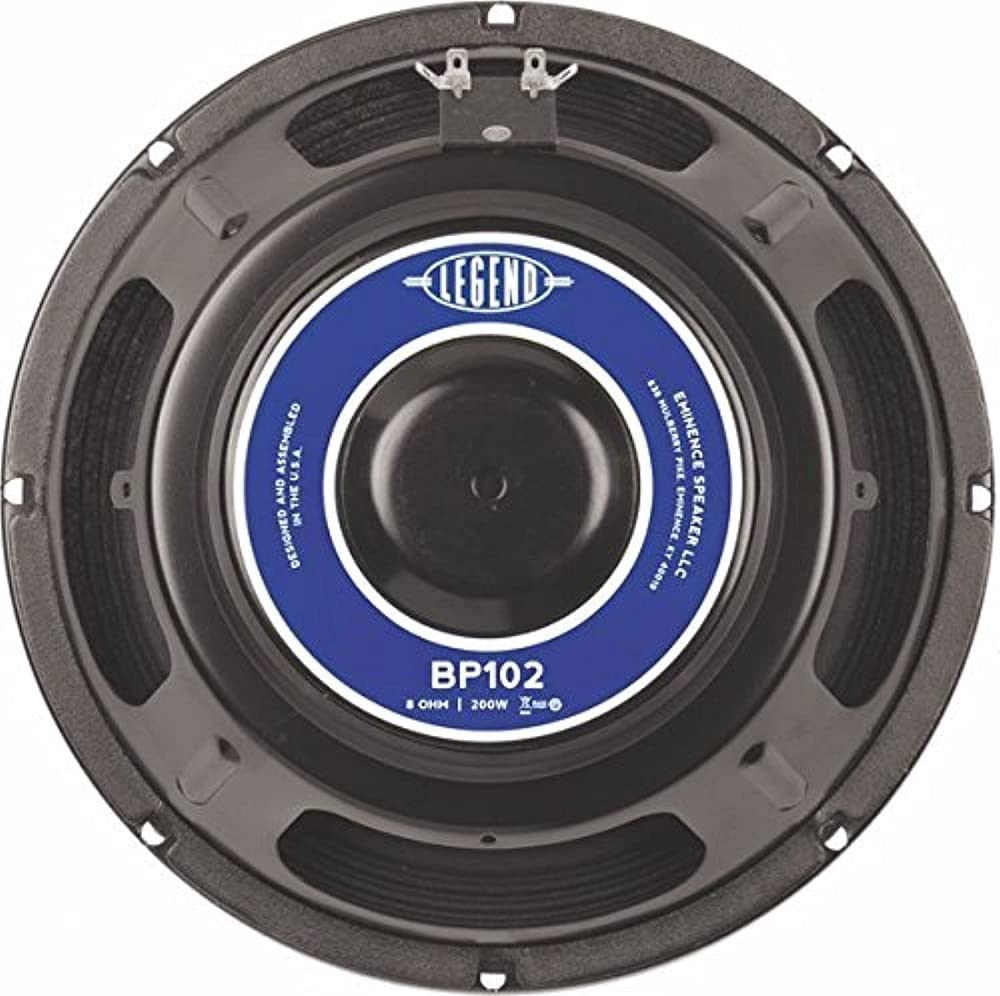 10-In Bass Guitar Speaker, 400W Max, 8 Ohms W/Copper Voice Coil