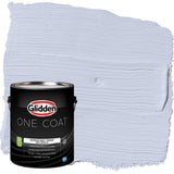 Glidden Interior Paint + Primer: Blue/Sweet Emily, One Coat, Semi-Gloss, 1-Gallon
