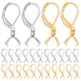 SUNNYCLUE 1 Box 40Pcs Earring Leverbacks Leverback Ear Hooks 304 Stainless Steel Leverback Earring Findings French Earring Hooks