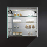 Fresca Spazio 30 Wide X 30 Tall Bathroom Medicine Cabinet W/Led Lighting & Defogger