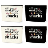 HZMLYDJ 4 PCS Friend Gifts for Women Makeup Bag, Snack Bags, Funny Gifts Cosmetic Bags, Sister Birthday Christmas Graduation Fri