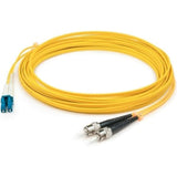 Addon 25M St To Lc Yellow Os2 Duplex Ofnr (RiserRated) Smf Fiber Patch Cable