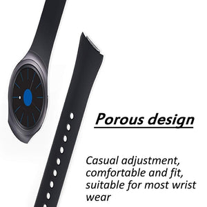 1Pc Large Watch Band/Strap For Samsung Gear S2 Smartwatch Band Replacement Accessories With Metal Clasps Watch Strap/Wristband S