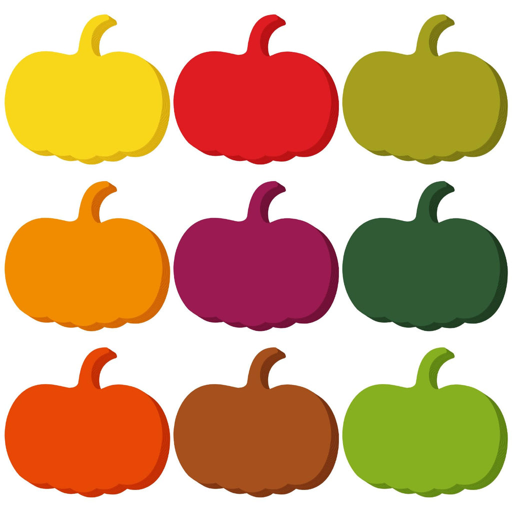 Kisston 360 Pcs Fall Pumpkin Cutouts Paper 3.9 Inch Fall Cutouts for B ...