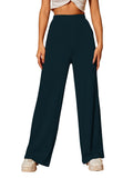 Toplot Women'S Ribbed Knit Wide-Leg Pants(Jqrd-Trouser-5252-Teal-32),Teal,32,B0F29B92HZ