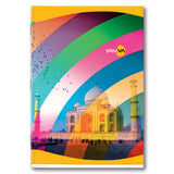 Navneet Youva | Rainbow Design | Soft Bound | Long Book | 21 Cm X 29.7 Cm | Single Line | 140 Pages | Pack Of 12