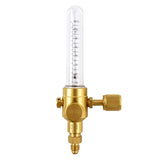 QWORK 1/4Flare Inlet and Outlet Connection Nitrogen Flow Indicator