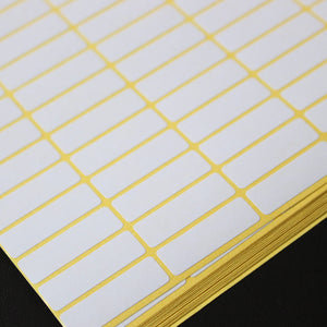 Huacan 50 Sheets White Labels Stickers for Writing Diamond Painting Labels Storage Container Sticker (5600 Labels)