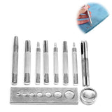 Serplex 11Pcs Craft Tool Die Punch Tool Kit For Snap Buttons Punch Tools