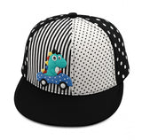 Capznmore Kids Baseball Cap With Dinosaur Design, Adjustable, Lightweight Breathable Cap Age 24 Years Black
