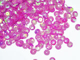 The Design Cart 6 mm Pink Round Circular Plastic Sequins Sitara for Embroidery, Embellishing Handbags, Apparels, Art Craft DIY K