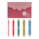 KnitPro Zing Starter Double Pointed Needle Set 6 (15cm) | 5 US Sizes (0 to 6)
