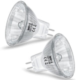 MR11 Light Bulbs, 12V 10W Halogen Light Bulbs 2 Pin, FTD Spotlight Bulb, GU4 Bi-Pin Base, Dimmable, 2700K Warm White, 2 Prong Li