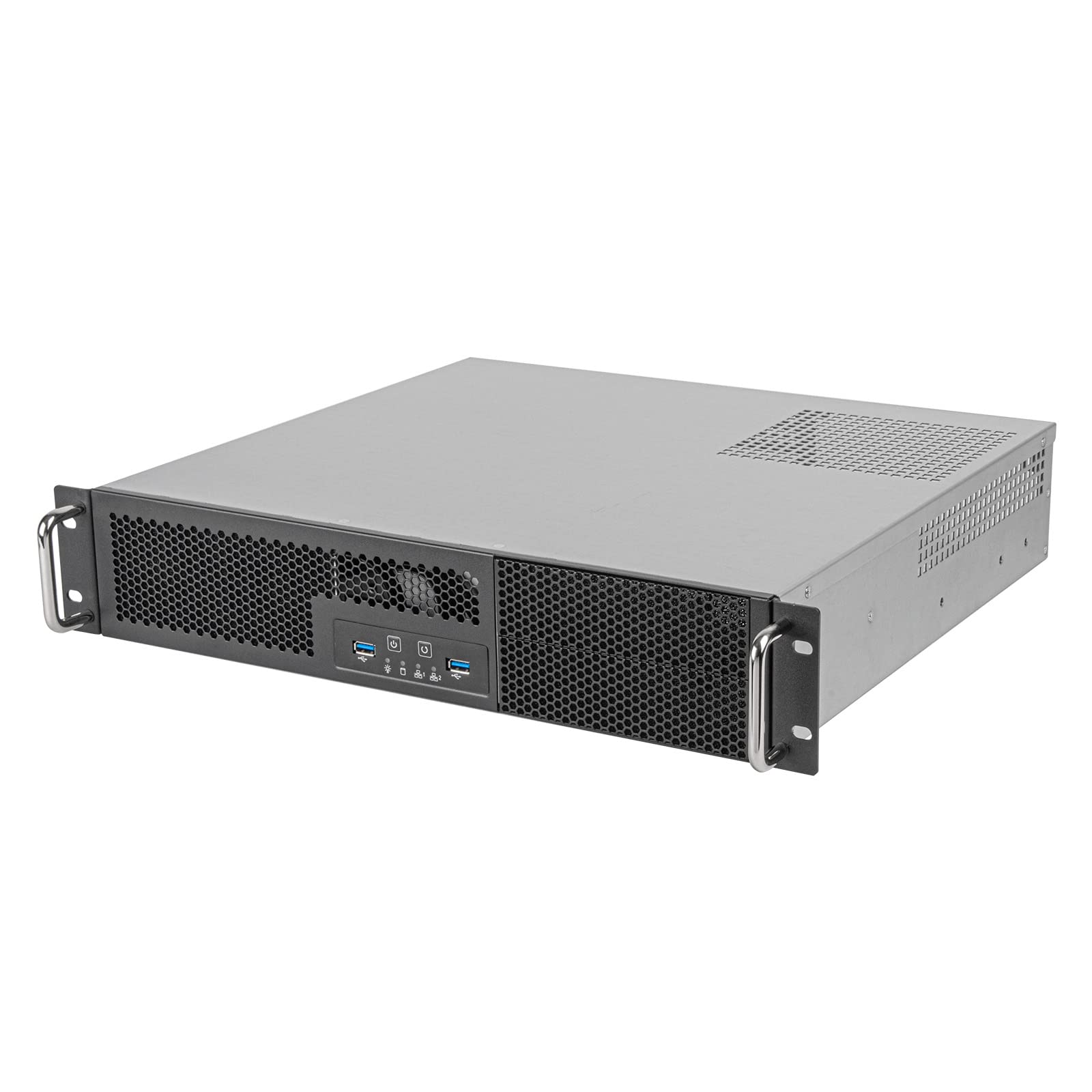 Silverstone Technology Rm23-502-Mini 2U Dual 5.25'' Drive Bay Micro-Atx Rackmount Server Chassis, Sst-Rm23-502-Mini