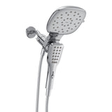 Moen Verso Eco-Performance Infiniti Dial Square Rain Shower Head with Detachable Hand Shower Combo, 7-Inch Spray Head, Chrome, 2