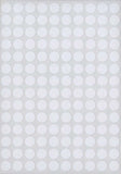 MACO White Round MultiPurpose Labels, 5/16 Inches in Diameter, 1000 Per Box (MR505)