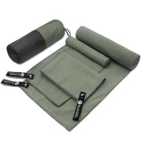 Eunzel Quick Dry Camping Towel, Microfiber Travel Towel 3 Size at 1 Pack,Fast Drying Towel Set for Camping, Beach, Gym, Sports, 