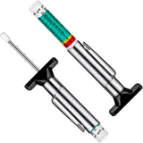 LUMITECO 2-Pack Tire Tread Depth Gauge, Color Coded Tire Depth Gauge with Pocket Clip in 1/32 Inch Increments, Accurate Tread Ga