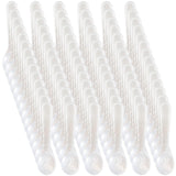 Patelai 60 Pieces Set of Caviar Spoons Mother of Pearl Spoons with Handcraft Round Handle for Caviar, Egg, Ice Cream, Coffee, Ki