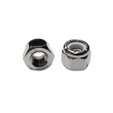 Superior Grade/Type 316 Stainless Steel Nylon Insert Lock Nuts #10-24 (50 Pack), External 6 Sided Hex Nuts-316 Marine Grade Stai