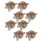 Mytee Products 5/16 Grade 70 Chain and Binder Kit | includes (8) 5/16 3/8 Ratchet Load Binder & (8) 5/16 x 12 G70 Transpo