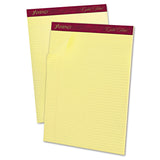 Esselte ESS20022 Ampad Gold Fibre Pads, 8 1/2 x 11 3/4, Canary, 50 Sheets (Pack of 12)