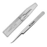 Ms.Queen Eyelash Extension Tweezers Professional Curved Pointed Isolation Tweezers For Classic Individual Volume Mink Lash Extensions -Like New