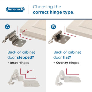 Amerock | Cabinet Hinge | Variable Overlay Hinge | Oil Rubbed Bronze | 10 Pack | Self-Closing Hinge | Face Mount Hinge | Cabinet