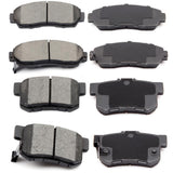 ECCPP D1089-7994 D536-7418 Front & Rear Ceramic Disc Brake Pad Set Fit For Acura RDX 2007-2012