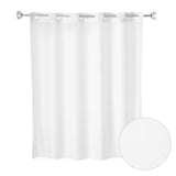 Whitmor Hook Free Plainweave Shower Curtain, 71 x 80