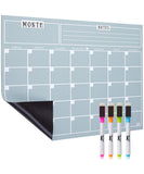 Mr. Pen Dry Erase Calendar for Fridge, Magnetic, 14.7 x 11.8, Magnetic Calendar with 4 Dry Erase Markers, Magnetic Calendar fo