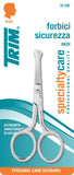 Trim Specialtycare Personal Care 10120 Scissors, 1 Count, Stainless Steel, 1 ea (71603101203)