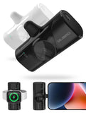 DILIBIRD Travel Essentials 2PACK Portable Charger for iPhone 14 Charging Battery 4500mAh Mini Power Bank Compatible with Apple W