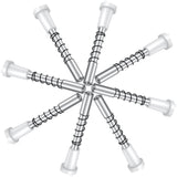 Ceoighe 50 Pack Window Screen Plunger Latches with Caps, 5/32 X 1-1/2, Aluminum Window Screen Plunger Pins, Secure Screens in Pl