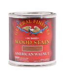 General Finishes Oil Based Penetrating Wood Stain, 1/2 Pint, American Walnut