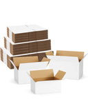 Poever Assorted-Sizes-Shipping-Boxes-45-Pack: 9x6x4 & 10x7x5 & 11x6x6 Small-Shipping-Boxes-Mailers, White-Boxes, Corrugated-Card