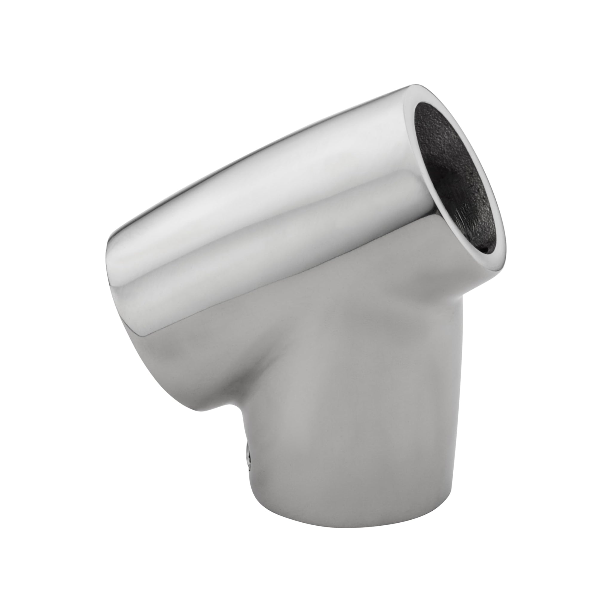 Whitecap IND S-1490C 60 Universal Tee Rail Fitting - 7/8 Tube O.D, CP/Zamac