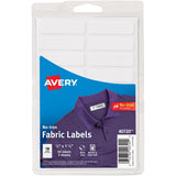 NoIron Handwrite Fabric Labels 3 SheetsWhite2