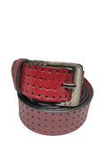 Mahdiya MenS Leather Belt Fit Causal Look | Genuine Leather | Buckle Durable Heavy Duty |Suits, Jeans, Uniform |Size Fit 3840