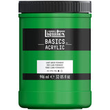Liquitex BASICS Acrylic Paint, 946ml (32oz) Jar, Light Green Permanent