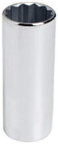 Stanley Proto J5018 3/8 Drive Deep Socket, 9/16, 12 Point